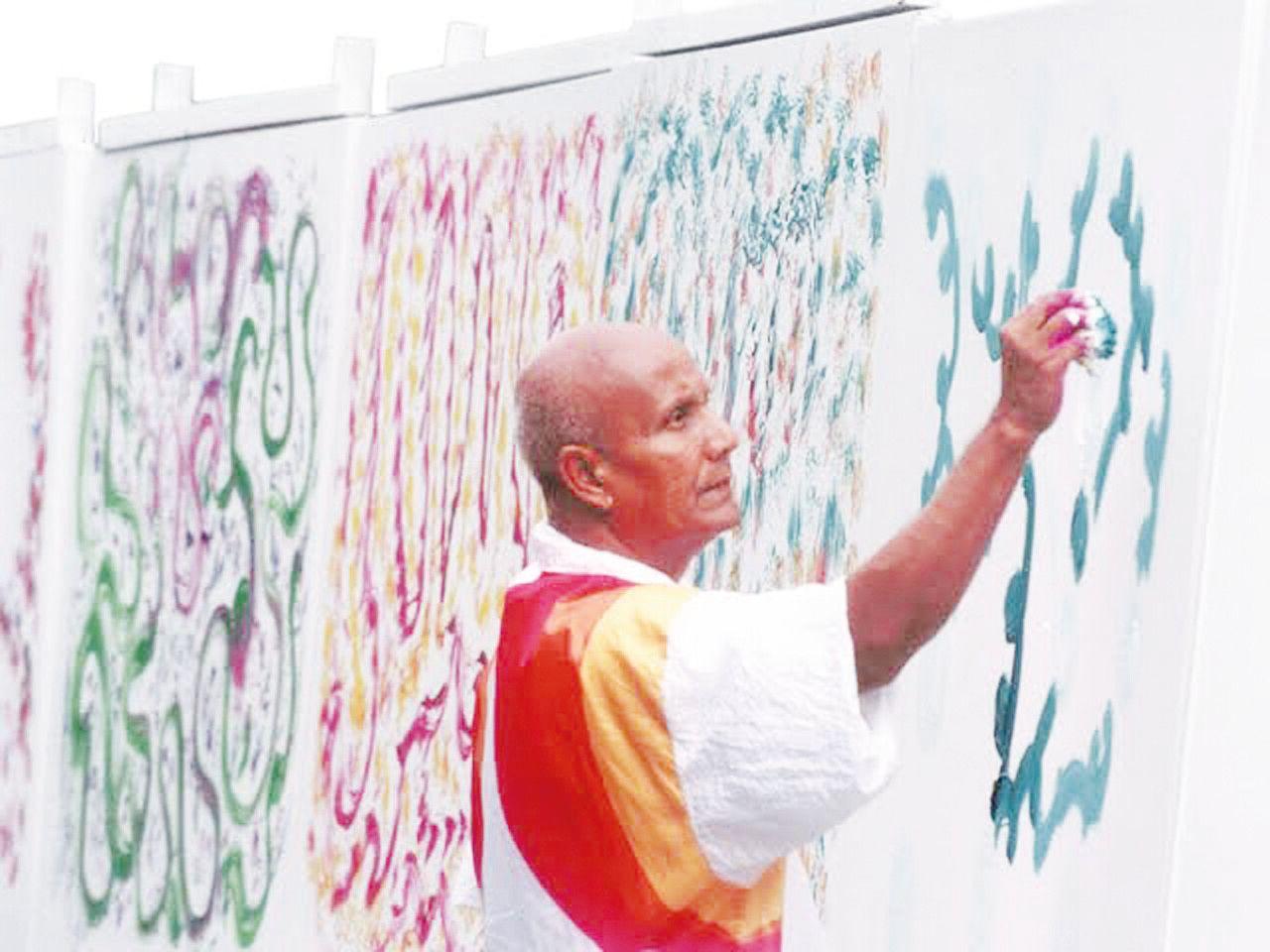 Выставка индийского художника Шри Чинмой